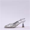 Una Healy Cold Heart Cut Out Heel - Chrome